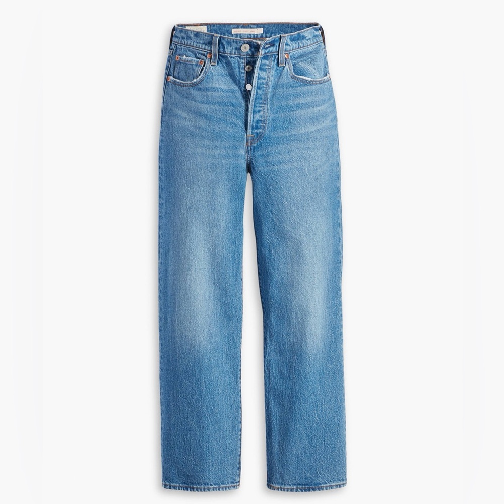Levi’s Ribcage Straight Ankle Classic Blue Denim Jeans